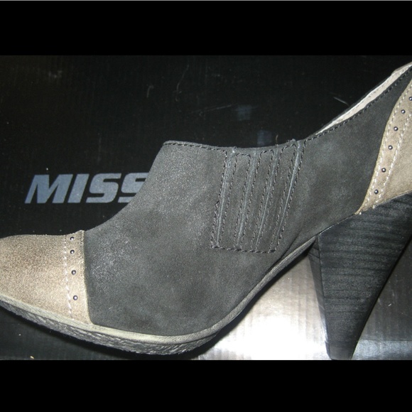 Miss Sixty 60 Harnett Heel Ankle Leather booties-6 - Picture 4 of 4